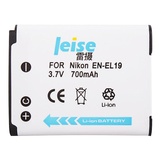 雷摄（LEISE）EN-EL19数码电池（采用A级优质锂离子电芯制造，容量高，寿命长）