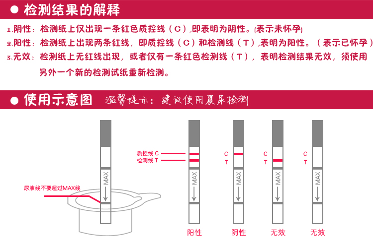 海氏海诺早早孕检测试纸胶体金法7支装