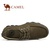 Camel骆驼户外男士头层磨砂牛皮日常休闲鞋8230260(绿色 43)第4张高清大图