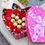 恋爱物语-11枝红玫瑰，9颗金莎巧克力 爱情鲜花速递(平日价)第3张高清大图