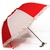 丝界晴雨伞折叠创意纯色可爱防紫外线防晒遮阳伞双层花边点子(红色)