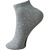 SOCKSEA 女士袜子 全色专业运动休闲女袜 4双装纯色织花休闲运动吸湿排汗第2张高清大图