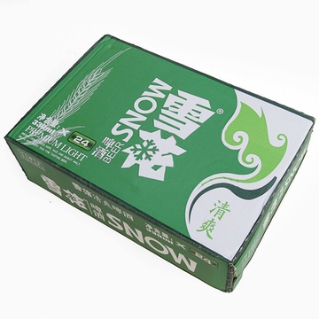 雪花清爽啤酒330ml*24罐
