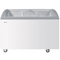 Haier\/海尔 SD-332 单温 弧面玻璃展示冷柜 雪