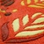 富居地毯 007ql 腈纶印花脚垫 门厅地垫(红底棕榈叶)第3张高清大图