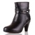 麦高 冬季新款女鞋 时尚高跟女靴 金属装饰短靴子 A91903(黑色 39)
