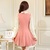 2013秋装新款新品 韩版女装优雅修身连衣裙L474 预售8月9号发货(粉色 S)第5张高清大图