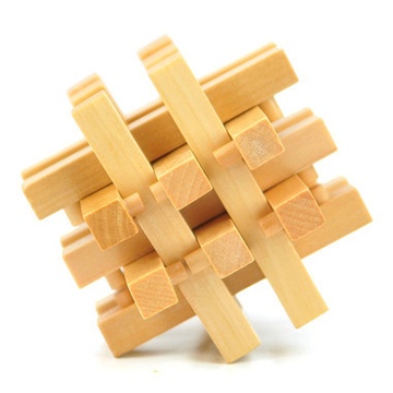 熙悦 十八罗汉木制智力孔明锁 十八根锁 智力玩具系列