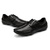 欧伦堡男鞋 牛皮潮款 系带舒适休闲鞋 驾车鞋日常休闲鞋 M0321102(黑色 38)第4张高清大图