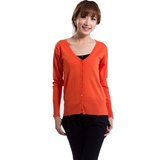 HZ 2013春装新款 韩版毛衣 长袖打底针织衫 修身百搭针织衫(橙色)