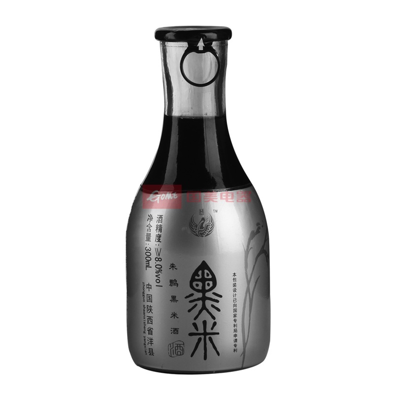 8°朱鹮银标有机黑米酒300ml