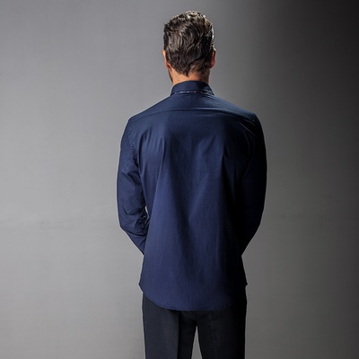 圣吉卡丹sancardy男士高端商务经典纯色长袖衬衫SXY13520808(XXL185/100A)