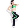 斯泊恩正品 瑜伽服 套装 新款 健身服 跳操服 女 韩版X005+XK005(绿色 M)