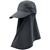 【2013新品】沃德vaude防紫外线可拆卸护脖鸭舌帽 太阳帽V3112002(深灰)