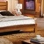 中式格调优质实木双人床(1.5M)第3张高清大图