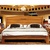 中式格调优质实木双人床(1.5M)第4张高清大图