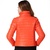 艾菲依依2013新款韩版修身轻薄型短款立领拉链女短外套羽绒服4841(桔色  S码)第2张高清大图