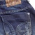 JSTFE 薄款 舒适男装直筒修身牛仔长裤子 时尚款式男牛仔裤(蓝色 30)第4张高清大图