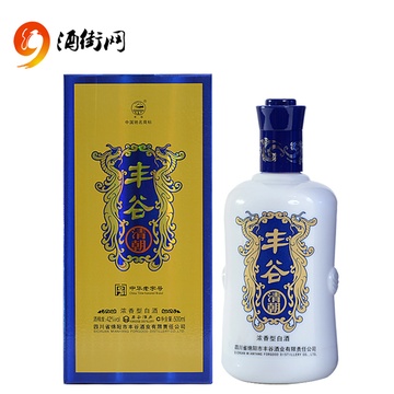 酒街网丰谷清朝42度500ml白酒