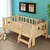 雅菲阁-实木儿童木床儿童床婴儿床(加强型150*80*30cm)第4张高清大图