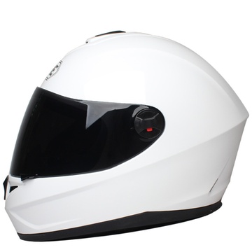 【966自驾装备白色配黑茶镜片XXL号62-63CM