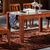御品工匠 居家厚实全实木餐桌椅组合 长方形带抽屉餐台 梨木饭桌台 606-306(1.5米餐桌)第4张高清大图