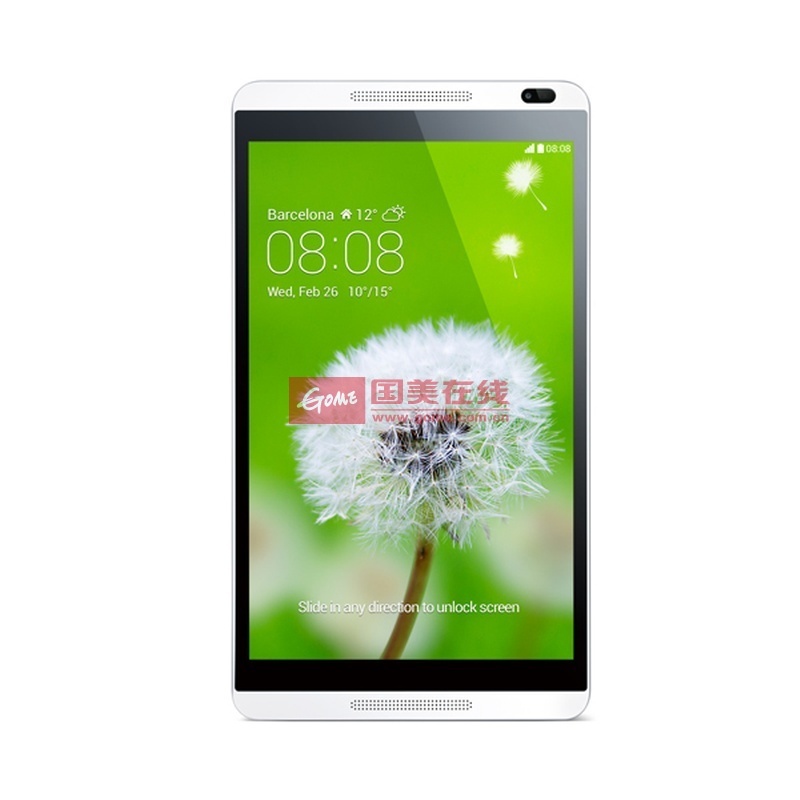 华为(huawei)mediapad m1 8英寸四核平板电脑(超窄边框 反向充电 冰