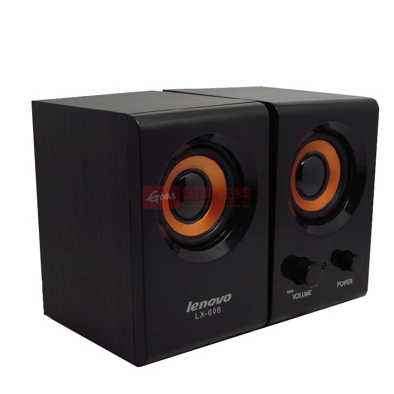 联想(lenovo) lx-608 音响 电脑多媒体2.0有源木质音箱