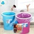 茶花 夹袋垃圾桶两个+中号垃圾袋 垃圾桶 清洁桶 超值三件套装1520*2+32070T*1