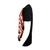 正品JUST CAVALLI 卡沃利 男士黑色圆领胸前大幅桔色虎头图案短袖T恤 S01GC0230 900第3张高清大图