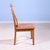 森岳家具 餐椅凳子实木椅子吧椅 100%纯实木金丝柚木现代中式原木色 Y302第2张高清大图