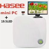 神舟（HASEE）MiniPCS 19.5英寸家庭影音迷你台式机 乐享 家用迷你电脑（4G 128GSSD 集显 无线）