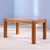 森岳家具 餐桌餐台餐椅一桌四椅套装餐桌椅组合 现代中式原木实木金丝柚木 Y301(1.2米餐桌+4椅)第3张高清大图
