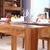 森岳家具 餐桌餐台餐椅一桌四椅套装餐桌椅组合 现代中式原木实木金丝柚木 Y301(1.2米餐桌+4椅)第5张高清大图