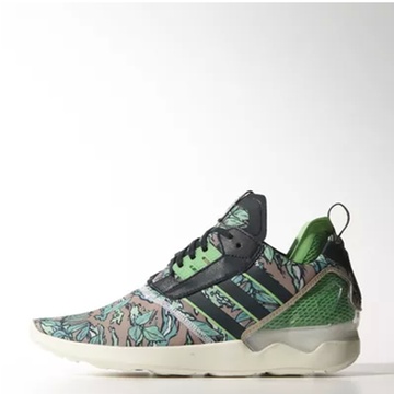 阿迪达斯 三叶草 adidas zx 8000 boost 夏威夷印花树叶男女休闲运动