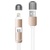 二合一数据线苹果安卓面条USB充电线通用 适用于iPhone6/5s三星小米华为魅族(优雅白)