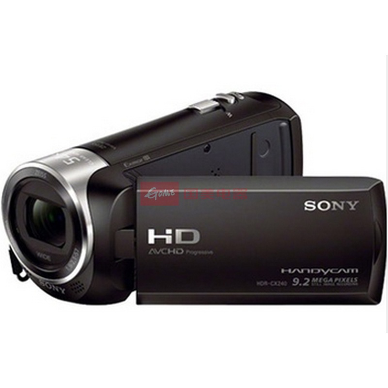 索尼(sony) hdr-cx240e 高清数码摄像机(银色 官方标配)(黑色 特惠