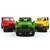 仿真合金吉普车模 1：32硬顶越野车 回力玩具车 灯光音乐儿童玩具 汽车模型(黄色)第4张高清大图
