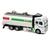合金工程车模 1：32 仿真油罐车模型 儿童玩具车 回力运输货车汽车模型(绿色)第3张高清大图