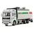 合金工程车模 1：32 仿真油罐车模型 儿童玩具车 回力运输货车汽车模型(绿色)第2张高清大图