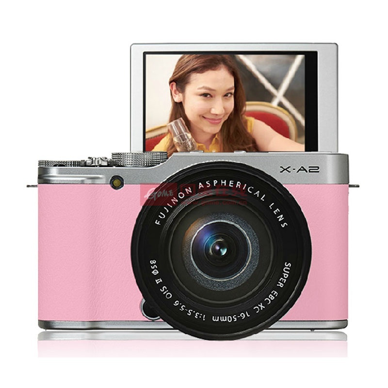 【富士XA2(16-50mm)单头套单电\/微单相机粉色