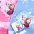 迪士尼女童保暖韩版时尚冬款卡通秋冬季儿童冰雪奇缘围巾 6DU020S(粉色 6DU020S)第2张高清大图