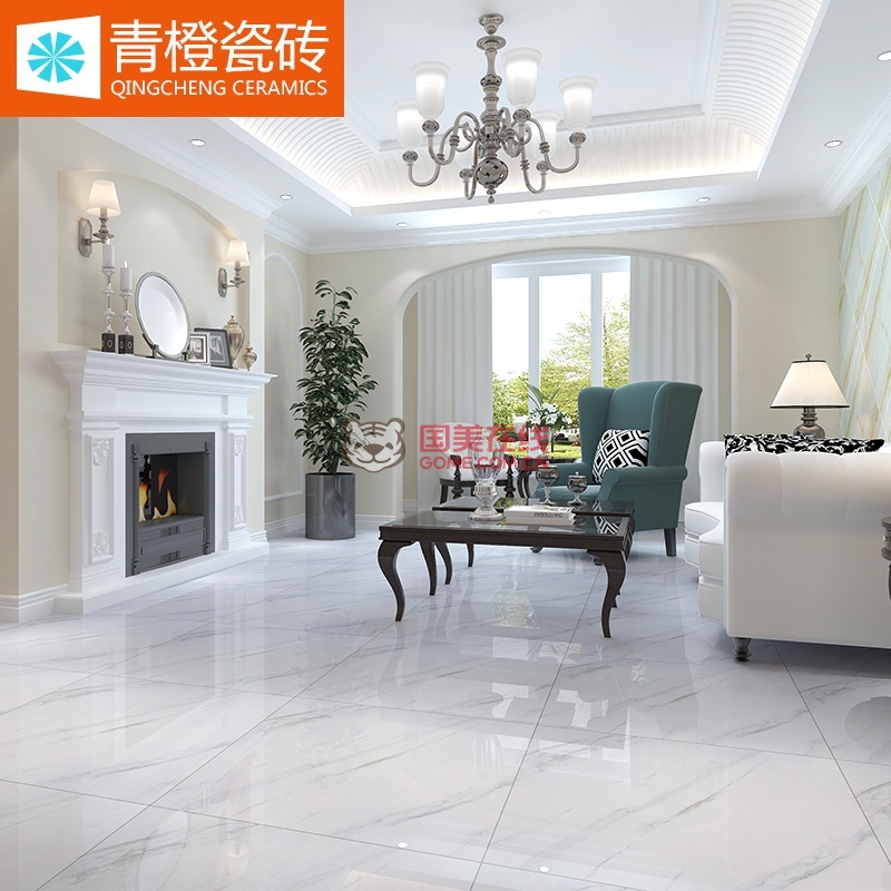 88510瓷砖】【青橙瓷砖】雅士白地板砖800*8