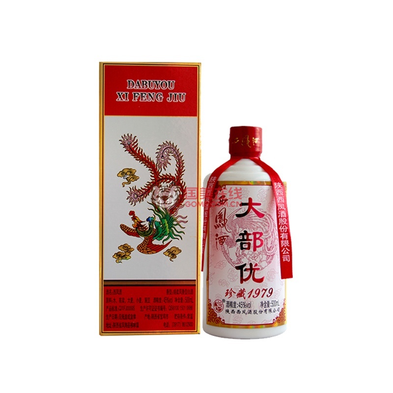 45度绵柔凤香型西凤酒大部优500ml
