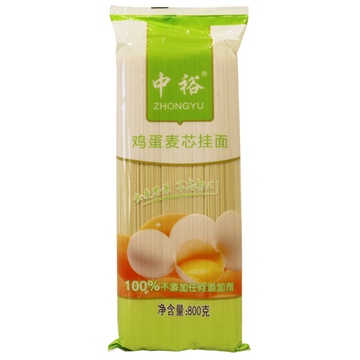 【滨州山东中裕挂面面】zhongyu中裕芥末麦芯挂面800g匡威鸡蛋图片
