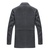 男士羊毛呢料翻领商务休闲风衣夹克 2015新品 WDJ5009(灰色 170/M)第2张高清大图