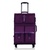 OSDY拉杆箱万向轮旅行箱包行李箱子登机箱可扩展(古代紫 20寸)第2张高清大图
