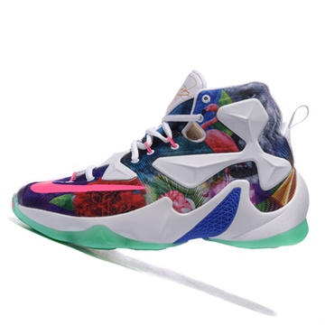 耐克nike男鞋 詹姆斯13代篮球鞋lbj13鸳鸯独立日战靴高帮男子运动篮球