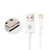 倍思 苹果双面数据线 iPhone56 6PLUS Lighning ipad 充电线(白色（2米长）)第3张高清大图