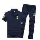 das\/阿迪达斯 男装 运动套装透气短袖T恤上衣短